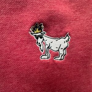 GOAT USA Hoodie Unisex Size Small Good To Be The GOAT Embroidered Red